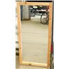 Image 1 : RECTANGULAR HALL MIRROR IN WOODEN FRAME 23" X 46"