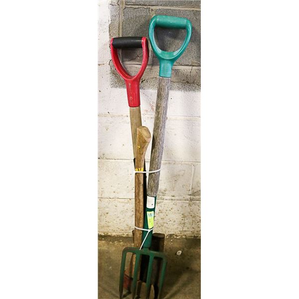 PITCHFORK,AXE,+SPADE BUNDLE