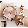Image 3 : NEW MICHAEL KORS PINKISH DIAL GOLD BEZEL MSRP$249
