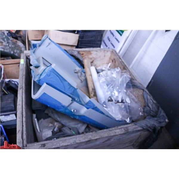 CRATE OF MISCELLANEOUS INDUSTRIAL EQUIPMENT