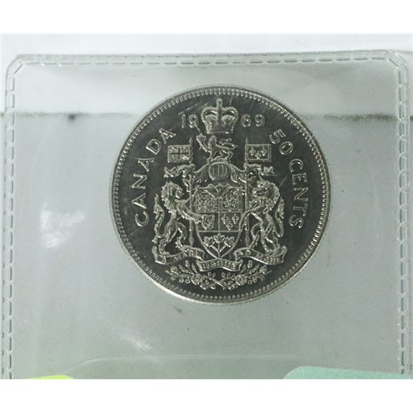 1969 CANADIAN HALF DOLLAR