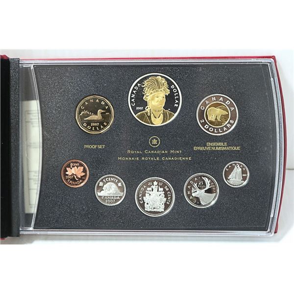 2007 STERLING SILVER CANADIAN PROOF COIN SET I