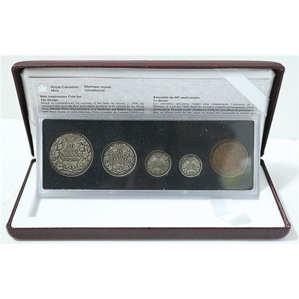 1908-2008 STERLING SILVER UNCIRCULATED COIN SET