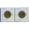 Image 1 : 1994, 1995 CANADIAN COMMEMORATIVE 1 DOLLAR COINS