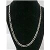 Image 1 : HEAVY .925 SOLID SILVER ITALIAN FIGARO LINK CHAIN