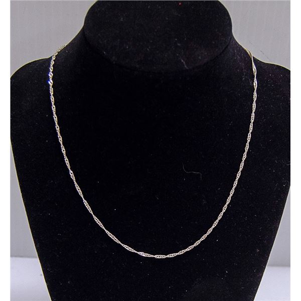 .925 SOLID SILVER ITALIAN TWIST CURB LINK CHAIN
