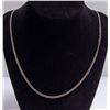 Image 1 : .925 SOLID SILVER ITALIAN CURB LINK CHAIN 28"