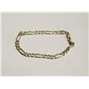 Image 1 : .925 SOILD SILVER ITALIAN FIGARO LINK BRACELET 8"