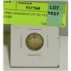 Image 1 : 1936 CANADIAN GV SILVER 10 CENT COIN
