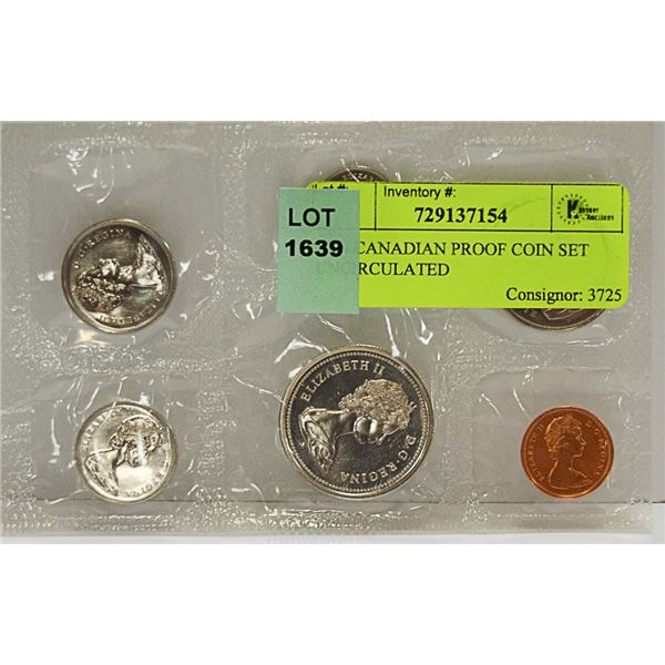 1974 CANADIAN PROOF COIN SET UNCIRCULATED
