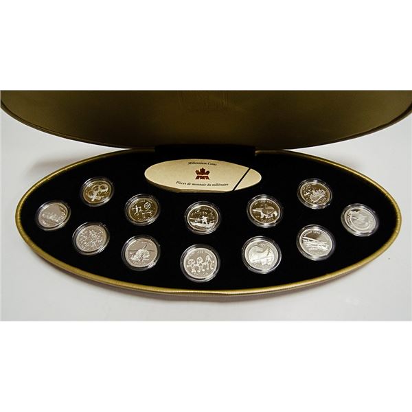 1999 CANADIAN SILVER PROOF COIN SET