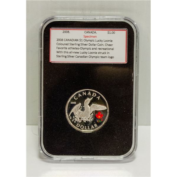2008 STERLING SILVER LUCKY LOONIE
