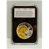 Image 1 : 2008 GOLD PROOF SILVER DOLLAR SAMUEL DE CHAMPLAIN