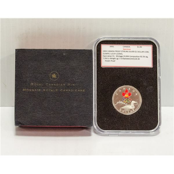 2004 STERLING SILVER LUCKY LOONIE