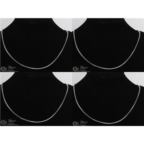 LOT OF 4 NEW 24" ROPE CHAINS - ** ALL PROCEEDS GO