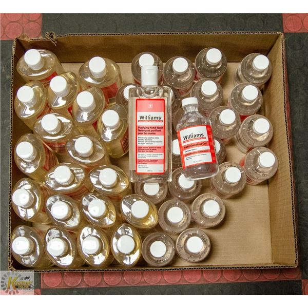 FLAT OF HAND SANITIZER LOT