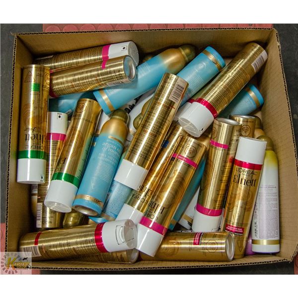 FLAT LOT DRY SHAMPOO AND HAIR SPRAY