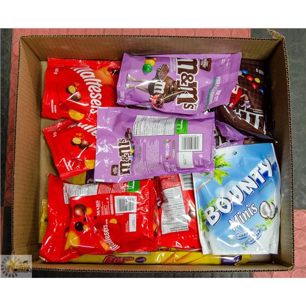 FLAT OF CHOCLATE BARS LOT