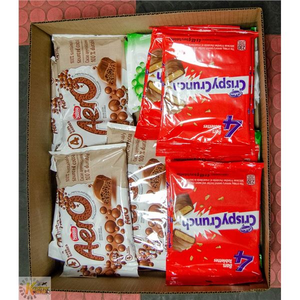 FLAT LOT OF CHOCOLATE BARS