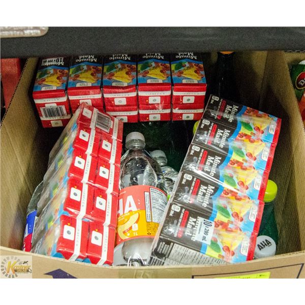 FLAT LOT OF POP AND JUICE