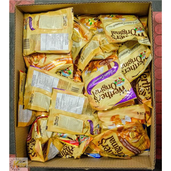 FLAT LOT OF VARIOUS WERTHERS CANDY