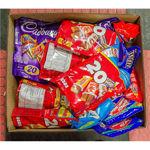 FLAT LOT OF CHOCOLATE BARS