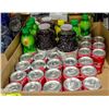 Image 1 : FLAT OF POP AND JUICE LOT