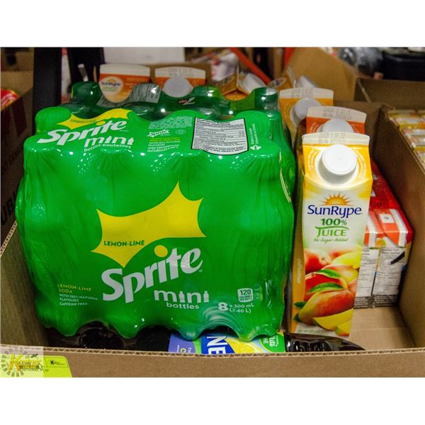 FLAT LOT OF JUICE AND POP