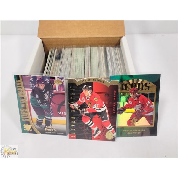 200 PLUS INSERTS ONLY NHL CARDS JUST INSERTS