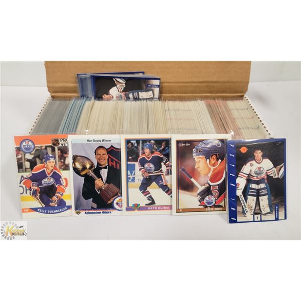 500 PLUS OILERS CARDS ONLY ESTATE COLLECTION