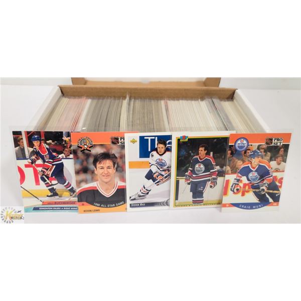 500 PLUS OILERS CARDS ONLY ESTATE COLLECTION