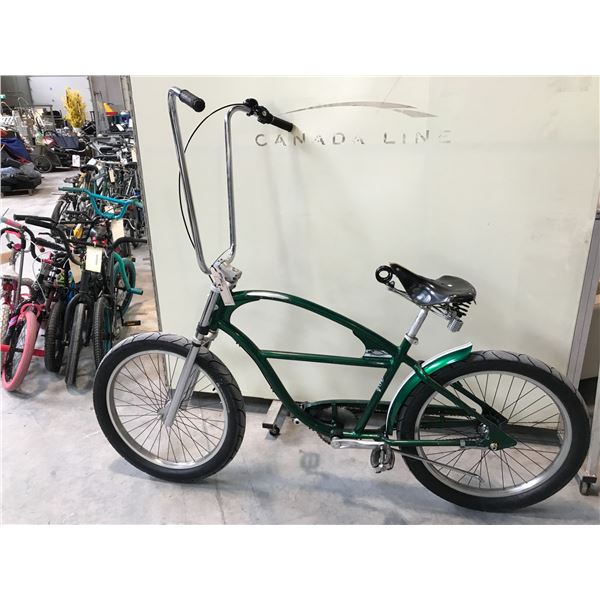 GREEN ELECTRA SINGLE SPEED CRUISER BIKE