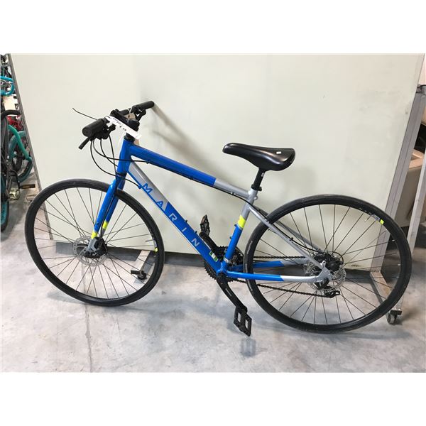 BLUE MARIN FAIRFAX 21 SPEED DISC BRAKES 17' FRAME ROAD BIKE