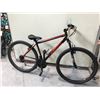 Image 2 : BLACK AND RED SUPERCYCLE 21 SPEED FRONT SUSPENSION 18" FRAME MOUNTAIN BIKE