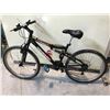 Image 1 : BLACK NAKAMURA MONSTER 6.5 21 SPEED FULL SUSPENSION MOUNTAIN BIKE - NO REAR BRAKES