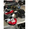 Image 1 : 2 PAIRS OF CCM TACKS ICE SKATES SIZE 8, 1 BAUER JR HELMET