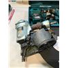Image 2 : HITACHI AIR NAILER, MAKITA CORDLESS DRILL AND 14" GRINDING WHEELS