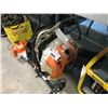 Image 1 : STIHL BR600 GAS BACKPACK BLOWER AND A STIHL KM94R TRIMMER (MISSING PARTS)
