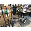 Image 2 : JEN-AIR COMPRESSOR, LIGHT STAND AND BLUE DOLLY