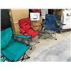 Image 2 : WOODS CAMPSTOVE, LARGE FLASHLIGHT AND 3 FOLDING CAMP CHAIRS