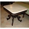 Image 1 : VICTORIAN WALNUT MARBLE TOP COFFEE TABLE