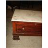Image 2 : MAHOGANY MARBLE TOP COFFEE TABLE