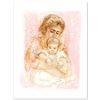 Image 1 : "Gina and Child" Limited Edition Lithograph by Edna Hibel (1917-2014), Numbered