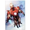 Image 1 : Marvel Comics "Invincible Iron Man #25" Numbered Limited Edition Giclee on Canva