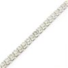 Image 6 : 18kt White Gold 3.48 ctw Diamond Line Tennis Bracelet