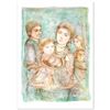 Image 1 : "Portrait of a Family" Limited Edition Lithograph (28" x 40.5") by Edna Hibel (1