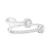 0.83 ctw Diamond Ring - 14KT White Gold