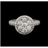 Image 2 : 14KT White Gold 1.35 ctw Diamond Ring