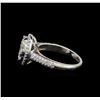 Image 3 : 14KT White Gold 1.35 ctw Diamond Ring