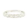 Image 2 : 0.70 ctw Diamond Ring - 18KT White Gold